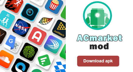 ACmarket mod apk 4.9.5 for android premium Games and app ads - Abzinid