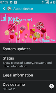 Lollipop 5.0 samsung s deuos2