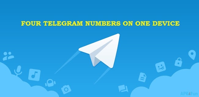 How to use telegram app with four different phone numbers on your mobile phone at the same time